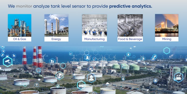 analyzing tank level sensor data to provide predictive analytics
